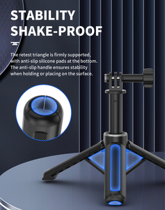 Produits de dropshipping très demandés : Combo <span class=keywords><strong>mini</strong></span> trépied et perche VT13 pour caméra d'action robuste, idéal pour une production cinématographique fluide en déplacement - Product Image 5