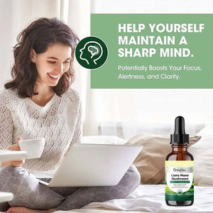 Integratore Liquido Orale di Estratto di Funghi Lions <span class=keywords><strong>Mane</strong></span> e Reishi Biologico 60ml, Produzione Cinese all'Ingrosso, Etichetta Privata OEM - Product Image 4