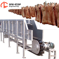 Ligne d'abattage automatique de porcs en acier inoxydable SUS304 - Équipement d'abattoir haute efficacité pour les usines modernes de transformation du porc