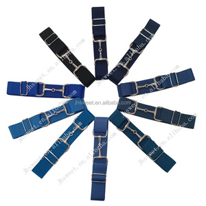Cintura Equestre Elastica Glitterata Luccicante da 4 cm (1.5 Pollici) con Fibbia a Morsetto, Incisione Logo Gratuita, Senza MOQ, Modello in Nylon - Product Image 4