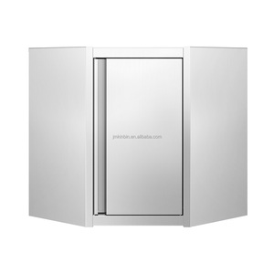 Armario Esquinero de Acero Inoxidable para Colgar en la Pared, Mueble de Almacenamiento Esquinero que Ahorra Espacio para Restaurantes, Hoteles, Cantinas y Cocinas - Product Image 4