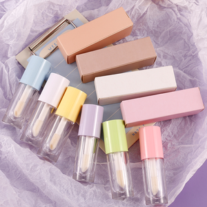 Lüks 5ml boş plastik dudak parlatıcısı tüp benzersiz ruj kabı ile vidalı kapak kozmetik dudak tonu şişe - Product Image 4
