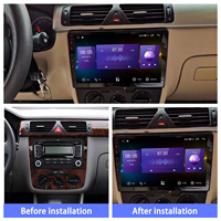 MeiHua Autoradio Android pour VW Jetta/Sagitar/Golf 5/Bora Android13 4 + 32GB Navigation Multimédia Tablette 10 "GPS Stéréo