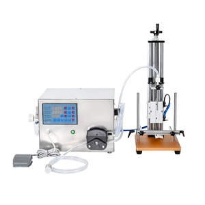 Factory Single Head Semi-automatic Peristaltic <b>Pump</b> Cosmetics Perfume Small Volume Liquid Filling Machine - Product Image 1