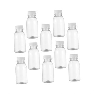 <b>200ml</b> Round Custom PET Wide Mouth Beverage <b>Bottle</b> for Coffee Milk Juice Champagne Soda Beer with Screw Cap - Product Image 1