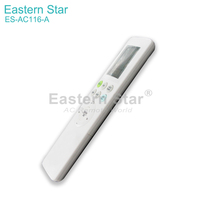 ES-AC116-A AC télécommande intelligente de haute qualité 38KHZ affichage LED numérique NOUVEAU ABS télécommande A/C télécommande infrarouge 11 touches AC
