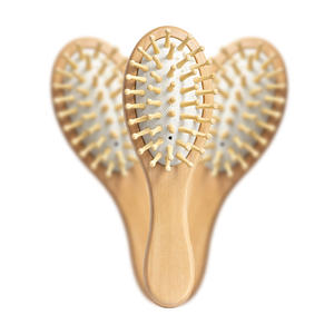 High Quality Ionic Bamboo Wooden Hair Comb Portable <b>Scalp</b> <b>Massage</b> Hair Care Comb Non-Damaging <b>for</b> Home & Travel Use - Product Image 1