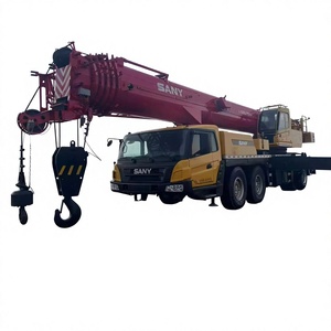 Grúa sobre Camión Usada STC800T6 de 80 Toneladas, Pluma de 57.6m de 5 Secciones, Brazo de 17.5m, Lista para Trabajar - Product Image 1