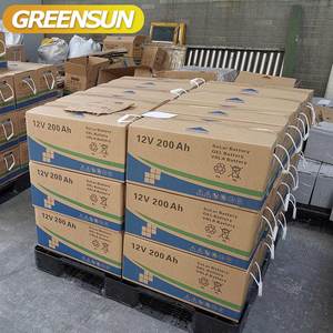 Pin axít chì năng lượng mặt trời hệ thống năng lượng pin gói lưu trữ Gel Pin Chu kỳ sâu 12V 100AH 200AH AGM OEM - Product Image 3