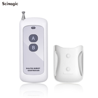 Control Remoto RF 433MHz EV1527 con Código de Aprendizaje, 1/2/3/4/6/8 Botones, Universal para Puertas de Garaje, Portones y Sistemas de Alarma