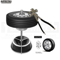 Équilibreuse de roues dynamique pour pneus de voiture de petite et moyenne taille, manuelle et portable, machine de réparation automobile précise pour l'alignement des roues