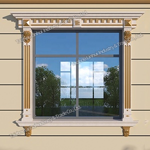 Thiết kế mới bên ngoài bê tông cửa sổ lintel sill khuôn đúc xi măng đúc sẵn khung cửa trang trí nhà xây dựng khuôn nhựa - Product Image 3