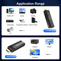 Émetteur et récepteur HDMI sans fil 50M 1080P, kit d'extension audio-vidéo, convertisseur de mise en miroir TV