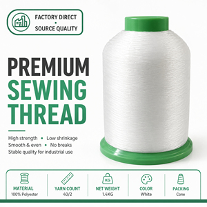Low Price <strong>Nylon</strong> Invisible Fish Thread Wholesale Clear Transparent Sewing Yarn with Green Spool for Industrial Garment Sewing - Product Image 1