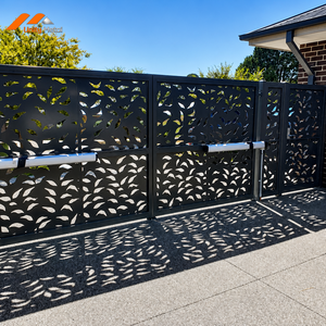 Portail en aluminium découpé au laser sur mesure, résistant aux UV et à la rouille, décoratif pour entrée extérieure de villa et projets de cour - Product Image 1