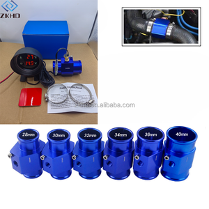 2 In 1 Rood Scherm Led Watertemperatuur + Voltmeter Met 34Mm Blauwe Kleur Water Temp Gezamenlijke Pijp Sensor Fo Auto Vrachtwagen Motorfiets - Product Image 6