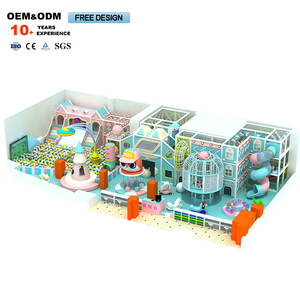 Macaroon Theme Indoor Soft Play Equipment Kids' <b>Trampoline</b> with Foam for Amusement Parks and Play Centers - Product Image 4