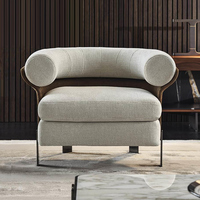 Canapé simple personne chaise de loisirs de luxe légère italienne salon balcon petit appartement moderne ins vent net canapé rouge chaise
