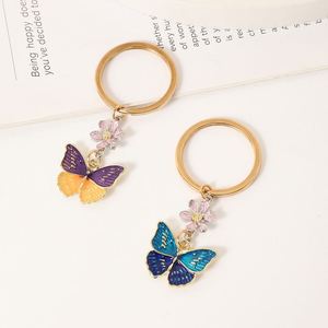 Porte-clés mignon et tendance en forme d'animaux (papillon, abeille, chat, poisson) pour emballage de sacs et bijoux - Product Image 3