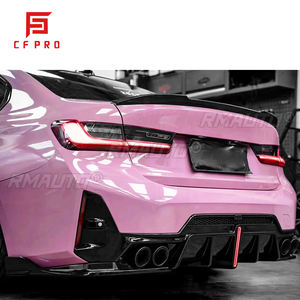 <b>Car</b> Styling PP Rear Bumper Lip <b>Diffuser</b> With LED Light <b>for</b> BMW G20 G28 Lci - Product Image 5