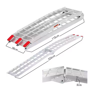 Rampes pliantes portables en Aluminium de haute qualité, robustes, pratiques et pratiques pour camion, remorque, vtt, voiture - Product Image 5