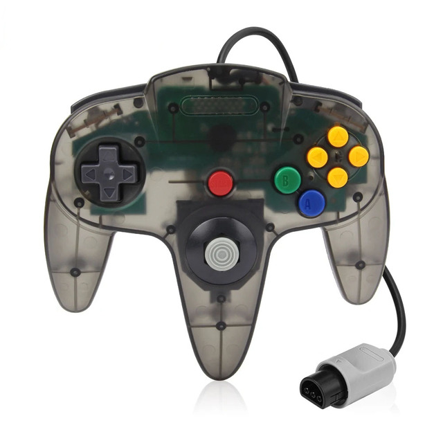 8 Colors Wired Gamepad for N64 Console Joypad Control for N64 Classic Joystick Retro Game Console Gamepad Accessories