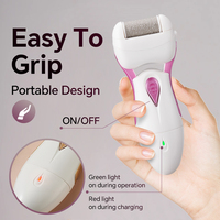Ponceuse électrique USB pour pieds, éliminateur de callosités et de peaux mortes, appareil de gommage pour talons, idéal pour la voiture