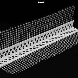 Protecteur d'angle extérieur blanc à angle droit Isolation anti-goutte en PVC pour gratter <span class=keywords><strong>le</strong></span> mastic 2.4m Protection écologique des murs extérieurs - Product Image 2