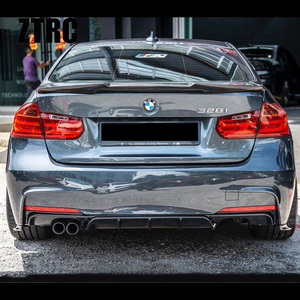 For 3 Series F30 F35/M3 F80 Sedan M4 Style Real Carbon Fiber Rear Spoiler Trunk Wing 2011-2019 - Product Image 2