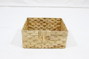 Gabinete de madera blanca de 4 niveles hecho a mano con 1 cajón y 3 cestas rectangulares para la organización del hogar - Product Image 2