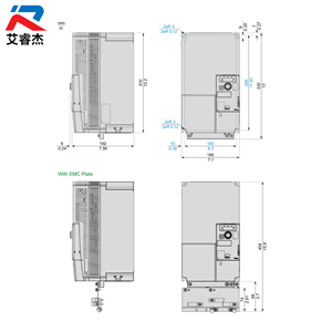 Convertidor de Frecuencia ATV320D15M3C, Nuevo y Original, Serie ATV320, Trifásico, 220V, 15KW, Controlador de Inversor Compacto - Product Image 3