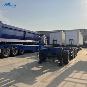 <strong>20</strong> <strong>Ft</strong> to 40 <strong>Ft</strong> Skeletal Container Chassis Skeleton Semi <strong>Trailer</strong> - Product Image 5
