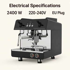Machine à expresso programmable 2400W avec contrôle de température pour hôtels – Fonctionnalités programmables pour une précision optimale - Product Image 2