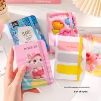 Carnet de notes scolaire portable A7 pour enfants, design mignon de dessin animé, couverture en papier, cadeau