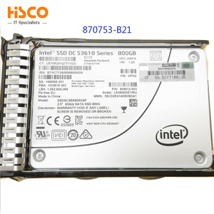 804625-B21原装新款800gb 6G SATA混合使用-2 SFF 2.5-in SC 3年固态硬盘805381-001 - Product Image 1
