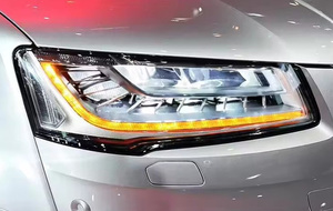 Faros Delanteros LED para Audi A8 D4 2011-2013, Actualización de Luces de Circulación Diurna LED, Luces Intermitentes, Venta al por Mayor de Fábrica, Faros Delanteros para Automóvil - Product Image 5