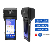 Fabricante 5,0 pulgadas pantalla táctil 4G Nfc móvil Android 12 máquina móvil inteligente caja registradora Pos portátil para la venta