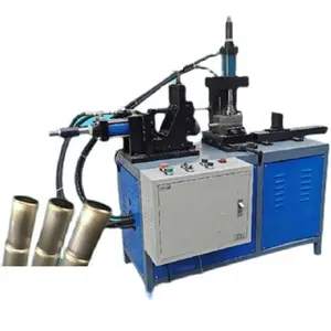 Small hydraulic steel pipe tube diameter heat Reducing shrinking expanding machine for round square tubes automatic
