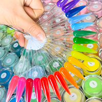 Poudre acrylique et pigment pour ongles 3-en-1 de haute qualité, couleur Neno, effet beurré, collection 2026