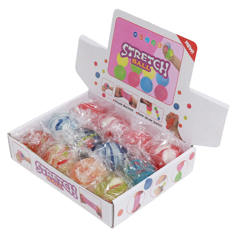 TikTok Hot Selling Squishy Toy Custom Logo Stress Balls Fidget Toys Made of TPR Unisex for Adults