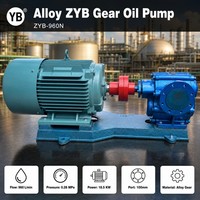 ZYB 960 Rückstandsöl-Zahnradpumpe 960 LPM 18,5 KW Legierungsstahl-Zahnrad Hochleistungs-Rückstandsöltransfer mit Elektromotor