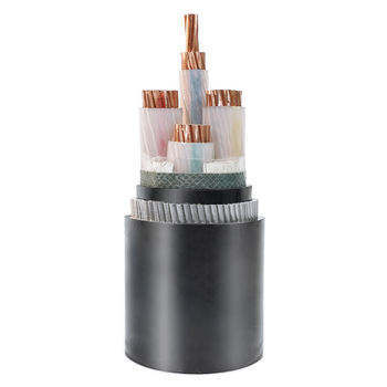 YJV22 12/20kV medium voltage power cable copper XLPE insulated steel tape armored PVC sheathed