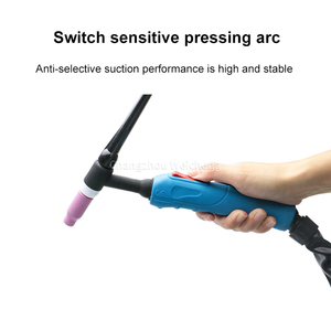 Đèn hàn <span class=keywords><strong>TIG</strong></span> WP-17, đèn hàn làm mát bằng khí WP17 với súng hàn chất lượng cao - Product Image 2