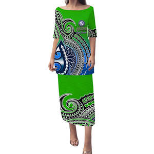 Nuovissimo di alta qualità Marae Moana Cook Islands puretasi Dress All Match accogliente traspirante ragazze abiti Casual abbigliamento donna nuovo - Product Image 1