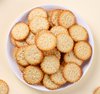 Galletas con Sabor a Queso y Sal Marina Halal al por Mayor, 2.5 kg, Bocadillos Salados para Venta al por Menor y Servicios de Alimentación