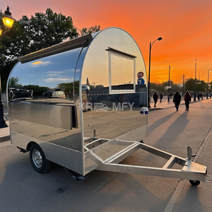 Snackbar Mobiele Remolque Comida Snack Commercial Bar Mobile Catering Van Food <b>Caravan</b> Trailer Outdoor Coffee Cart - Product Image 1