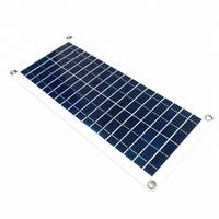Chargeur solaire flexible ultra-léger 10W 18V avec câble intégré pour les aventures en plein air