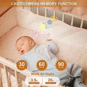Máquina de Ruido Blanco para Dormir a Bebés Recién Nacidos, Sonidos Relajantes Portátiles con Luz Nocturna para Uso Doméstico - Product Image 5