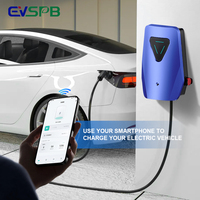 7KW a 22KW AC Fast Home Car Charger Wallbox EV Estación de carga con cable de 5M Home RFID Card Type 2 Type1 GBT New Condition