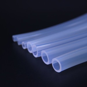 Tube en silicone résistant à la chaleur jusqu'à 100 degrés, flexible et transparent, pour usage industriel - Product Image 1